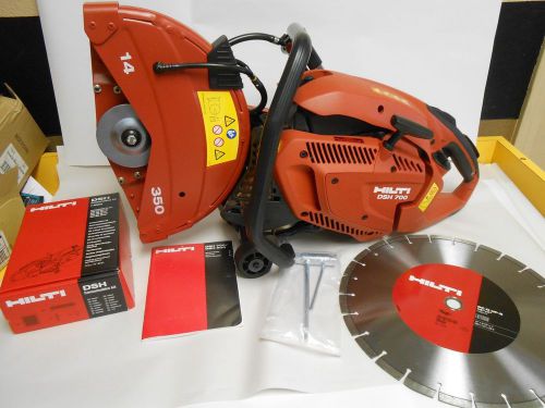 New hilti dsh 700 14&#034; hand-held gas saw, free 14&#034; diamond saw blade included for sale