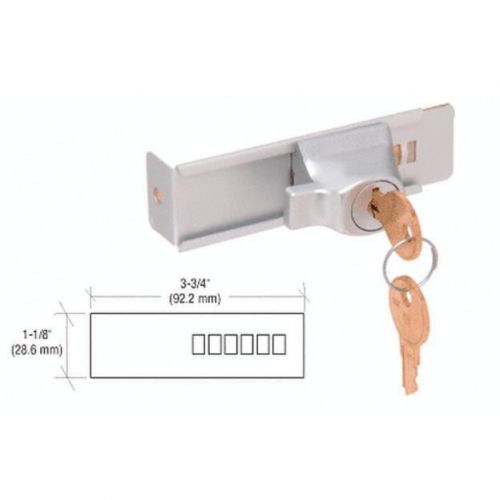 CRL Aluminum Stick-On Showcase Lock - Keyed Alike