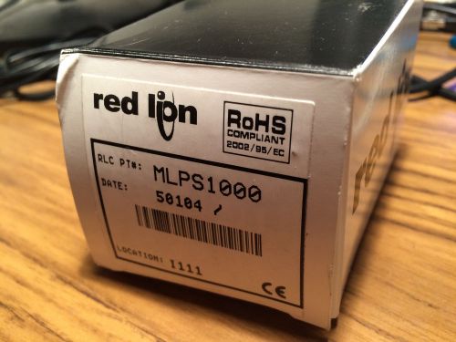 Red Lion MLPS1000 MLPS1 12 VDC Power Supply for DT8, CUB4, and CUB5 Panel Meters