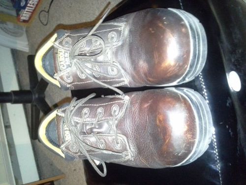 size 12D Carolina CA 1520 Brown work boots