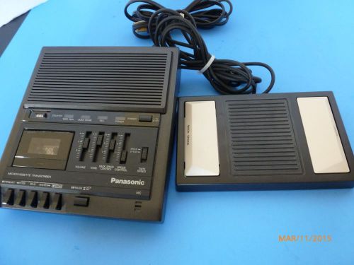 Panasonic RR-930 Micro Cassette Transcriber Dictation Foot Control Recorder