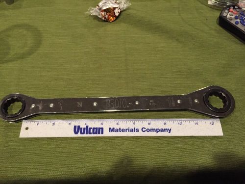 NEW PROTO 1198 RACHETING WRENCH 1&#034; x 1-1/16&#034; 12-POINT NEW USA