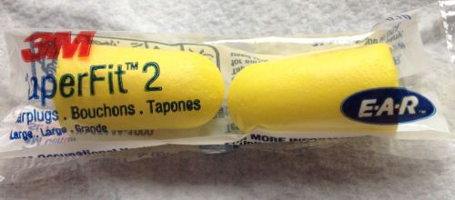 3M TaperFit 2 Ear Plugs - One Pair Yellow E-A-R Plugs
