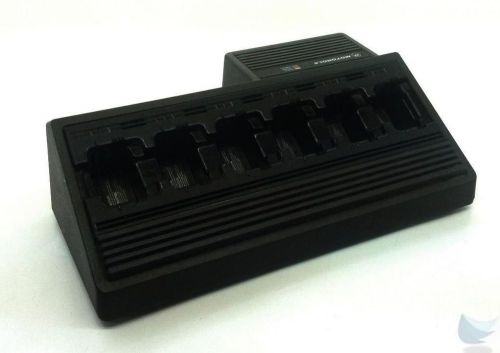 Motorola ntn1177a 6-slot gang radio battery charger for xts3000 mts2000-tested for sale