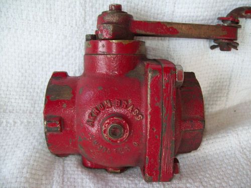 Vintage Fire Truck  1 3/4&#034; Gate Valve with Handle - Akron Brass
