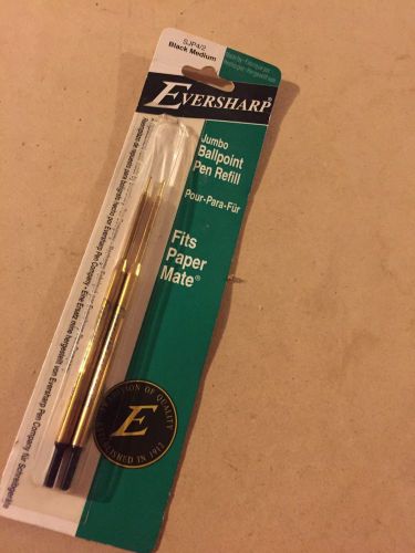 EVERSHARP Ballpoint Pen Refill Black Medium NIP Papermate