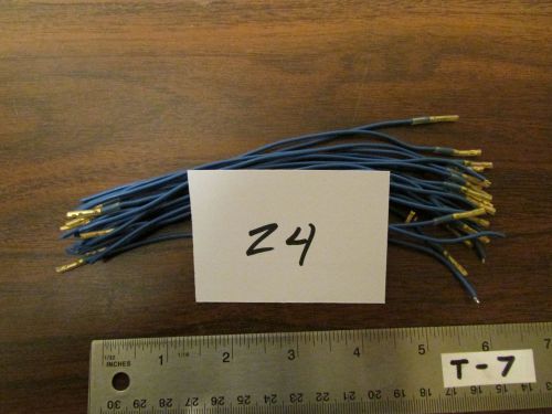 Bag of 24 Blue 6-Inch Female Connector Jumpers NOS