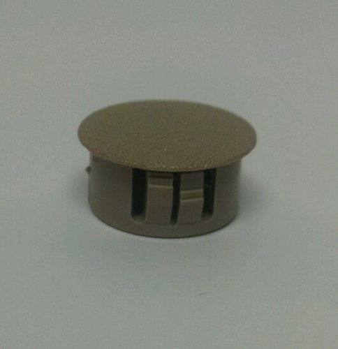 25 pcs tan plastic dome snap in 3/4&#034; hole plug cover for sale