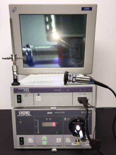 Storz Tricam 20222120 w/camera 20221140 w/ xenon 300 Light Endoscopey system