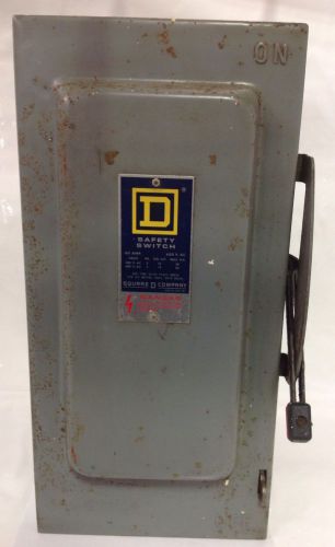SQUARE D * SAFETY SWITCH SERIES D2 * H362