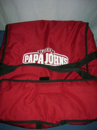 Excellent Papa Johns Insulated Delivery Bag Red