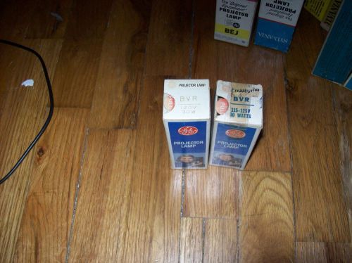 2  projector  bulb/lamp nos ge bvr 115-125v 30 watts for sale