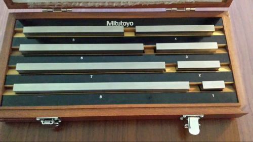 Mitutoyo gauge block set 8&#034;to1&#034; for sale
