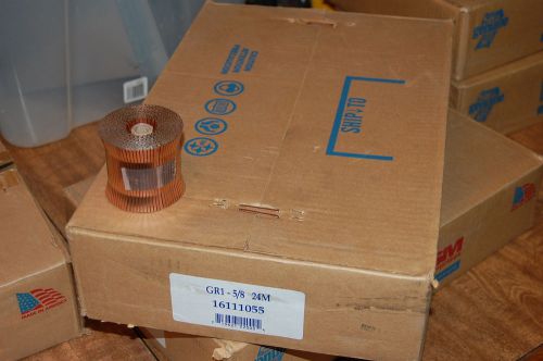 Case 24,000 new gr1-5/8 ism carton closing roll staples 1611-1055 box packaging for sale