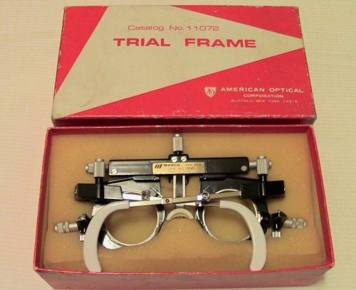 Vintage Opthalmic Trial Frame Eye Vision Examination Glasses Lens phoropter tool