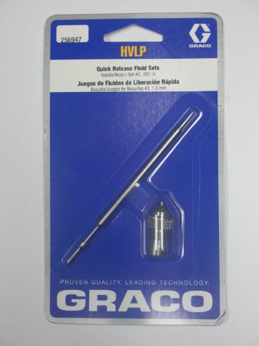 NEW Graco HVLP Quick Release Fluid Set #3, .051in #256947