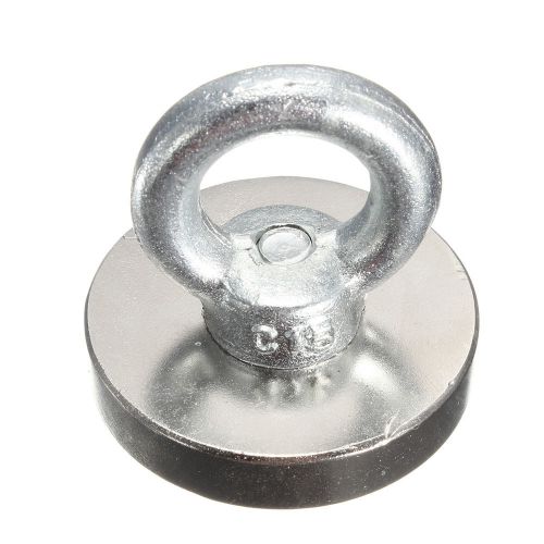 Strong round rare earth neodymium ndfeb magnet eyebolt ring 50mm(dia)x50mm(high) for sale