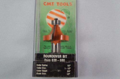 CMT Tools Roundover Bit 838-880 1/2&#034; Shank