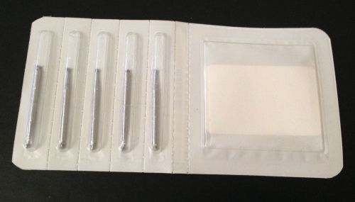 One Pack with 5 of Brasseler H1.25.018 Size #6 Surg Round Bur