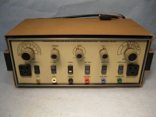 Antique Vintage Television HEATHKIT Color Bar &amp; Dot GENERATOR MODEL 1G-28..!!