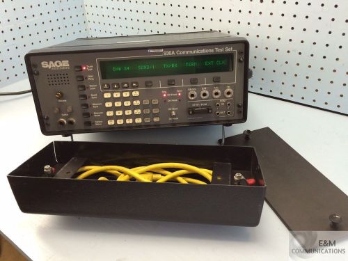 930A SAGE INSTRUMENTS COMMUNICATION TEST SET WITH A/C POWER CORD