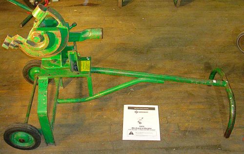 Greenlee model no. 1800, mechanical conduit bender for 1/2&#034;, 3/4&#034; &amp; 1&#034; rigid for sale