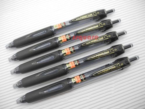 10 x Uni-Ball Power Tank 1.0mm Medium Retractable Ballpoint Pen, Black