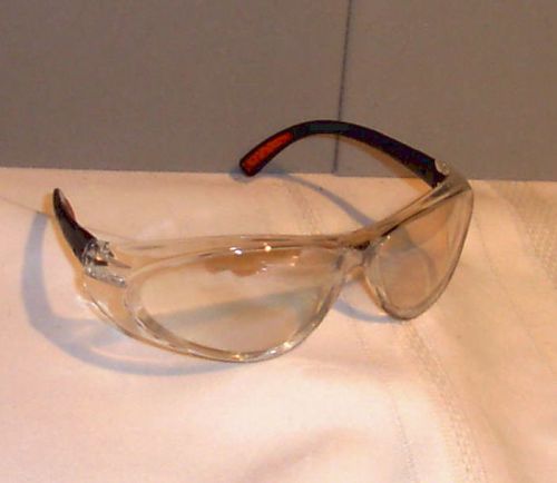 RADNOR Industrial Safety Glasses Eyewear BLACK TEMPLE Polycarbonate ANSI Z87.1+
