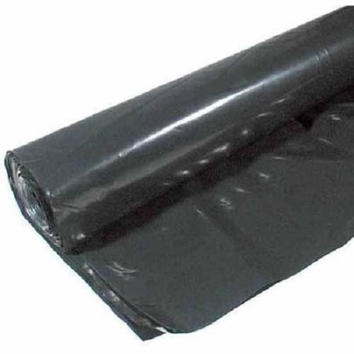 Poly-america 4 mL Tyco Polyethylene Black Plastic Sheeting, 10&#039; x 100&#039;