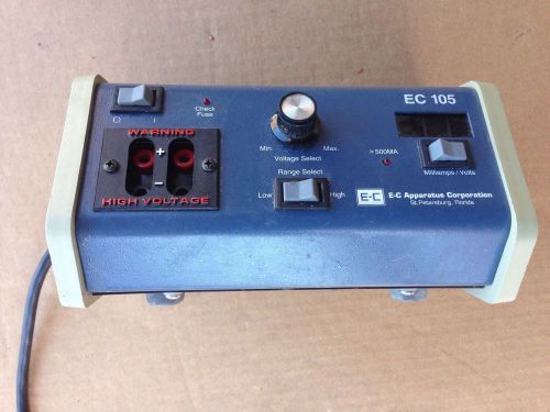 EC Apparatus EC-105 Electrophoresis Power Supply &amp; EC3000P Series 90 Pro. Contr.