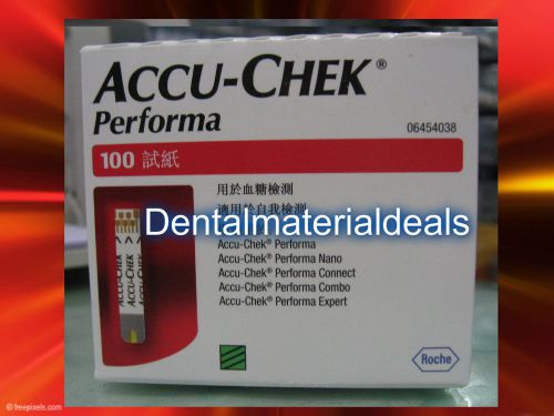 Accu-Chek Performa 100 Test Strips Expiry 31 May 2016 free shipping