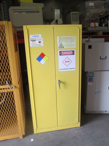 Eagle flammable safety cabinet model 1962 18ga 60 gallon safe storage unit for sale
