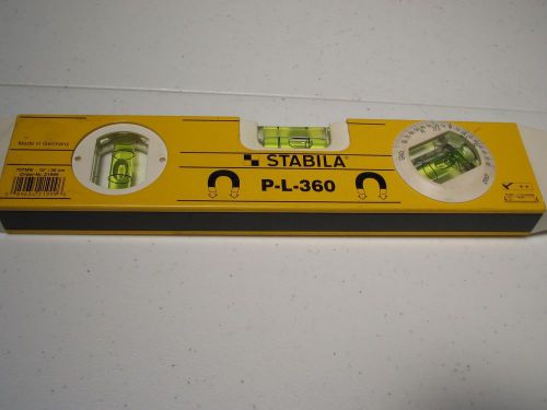 STABILA P-L-360 MAGNETIC TORPEDO LEVEL MADE IN GERMANY