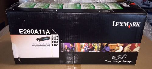 Lexmark E260A11A Black Toner for E260/E36X/E46X (3,500 Yld) New in Bad Box