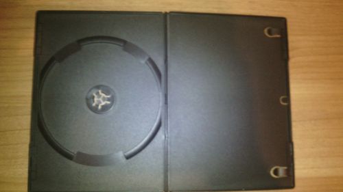 Black dvd slim empty cases 7mm (7 cases)
