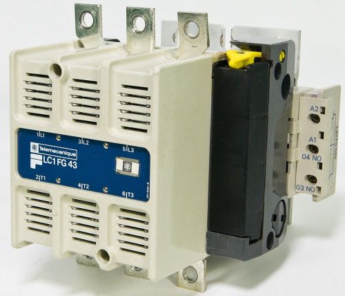 Telemecanique LC1FG43 Contactor, 600 VAC, 200 Amp