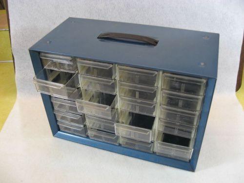 Akro-Mills Metal Storage Bin Cabinet, 24 Drawer Organizer 20-501