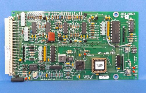 FUSION UV SYSTEMS VPS MAG PWB ASSY 291532 GC0130628 CONTROL CARD