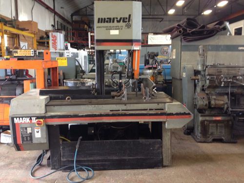 #9568: used marvel vertical bandsaw fabrication equipment for sale