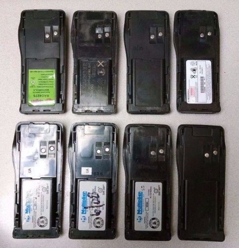 Lot of 8 Motorola Portable Radio Battery GP350 HNN9360A HNN9360B HNN9361A