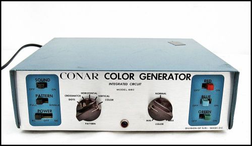 Vintage Conar Integrated Circuit Color Generator with Leds Model 680