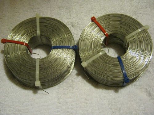 2 ROLLS Lashing tie wire Stainless steel 0.045 x 1200 ft type 302