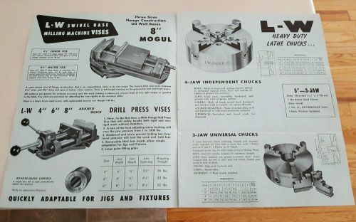 L.W CHUCK COMPANY CATALOG