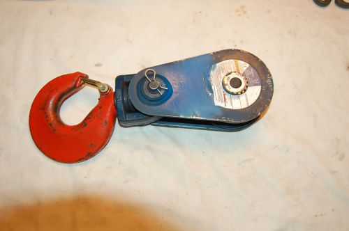 Mckissick 4 ton snatch block 4&#034; pulley 3/4&#034; wire rope for sale