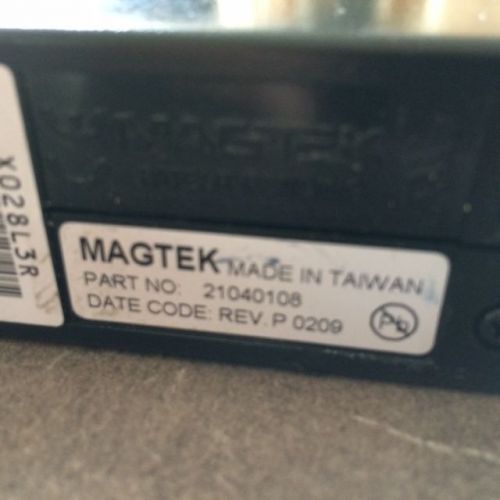 LOT OF 3 Magtek Magnetic Stripe Swipe Credit Card Reader USB 21040108