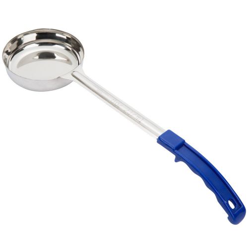 Thunder Group Blue Handle Stainless Steel Portion Controller Scoop 8 OZ