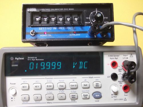 Datel dvc- 8500a precision voltage source/calibrator w/calibration manual for sale