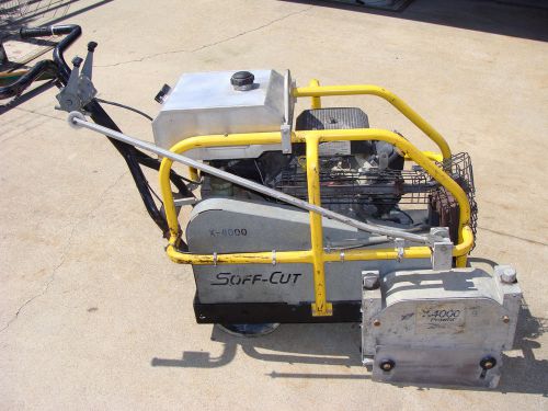 SOFF CUT X-4000 PROWLER WALK BEHIND CONCRETE SAW *worksgr8* NR