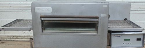 Lincoln impinger pizza oven 1116-000-u gas 56&#034; belt conveyor oven for sale