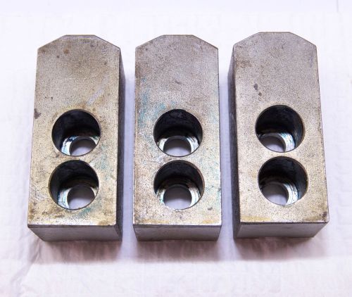 6&#034; cnc lathe chuck jaw tools 3 soft steel jaws fit kitagawa b206 for sale